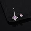 Star Zircon Belly Button Rings Y2K Girls Piercing Navel Nail Body Jewelry For Women  Body Piercing Jewelry Gift