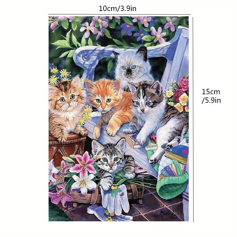 Park Cat 150 Mini Test Tube Puzzle World Famous Painting Series Travel Puzzle DIY with Frame for Children Teen Adult YC-M