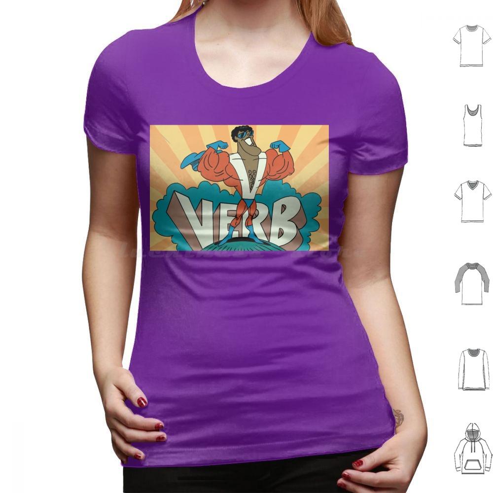 Verb T Shirt 6xl Cotton Cool Tee Schoolhouse Saturday Morning Cartoons Cartoon Cartoons Animation Animated 1970s Pop Culture