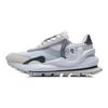 Li-Ning FangYuan Eternal Women Low-top Retro Running Shoes White Gray Black Cushioned Slip Resistant AGCR058-1