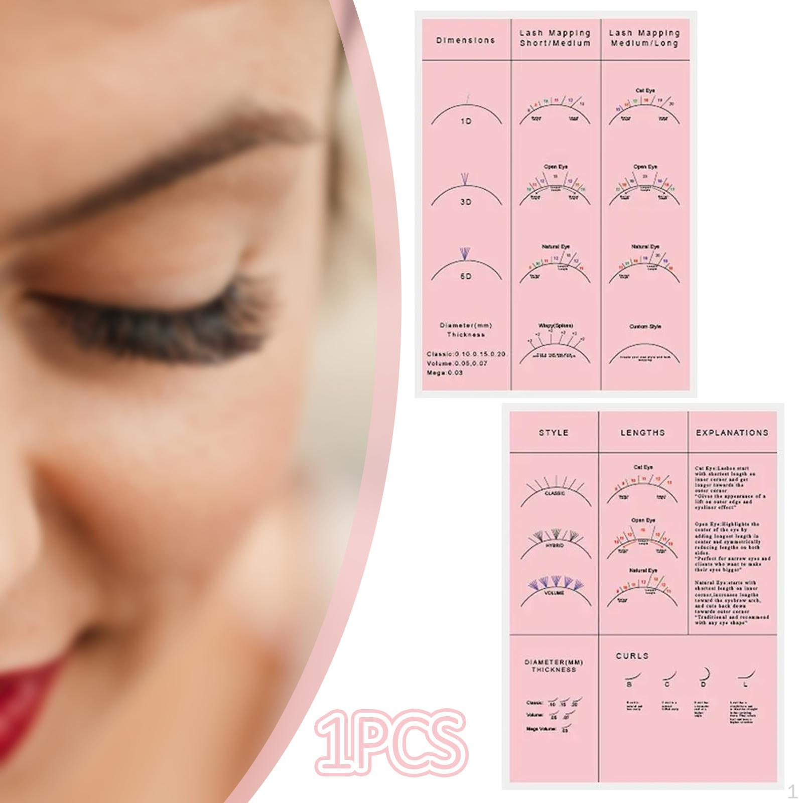 

Таблица практических упражнений для тренировки ресниц, бумажные ресницы диаметром для начинающих и профессионалов розовый