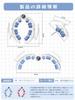 Fascia Roller Ring Foot Massage Training Foam Roller Handle Full Body Release with One Thigh 14 Independent Rotating Handheld Clamping Ergonomic Quiet
