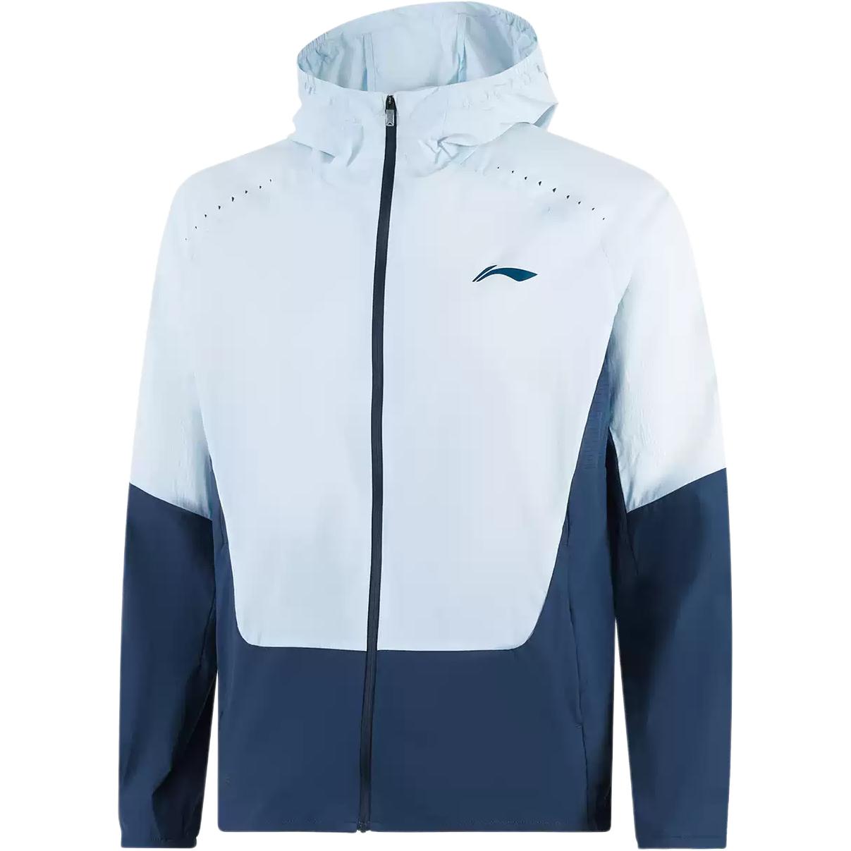 

Li-Ning Color Block Zipper Hooded Versatile Casual Sports Jacket Men jackets AFDV251-10 M