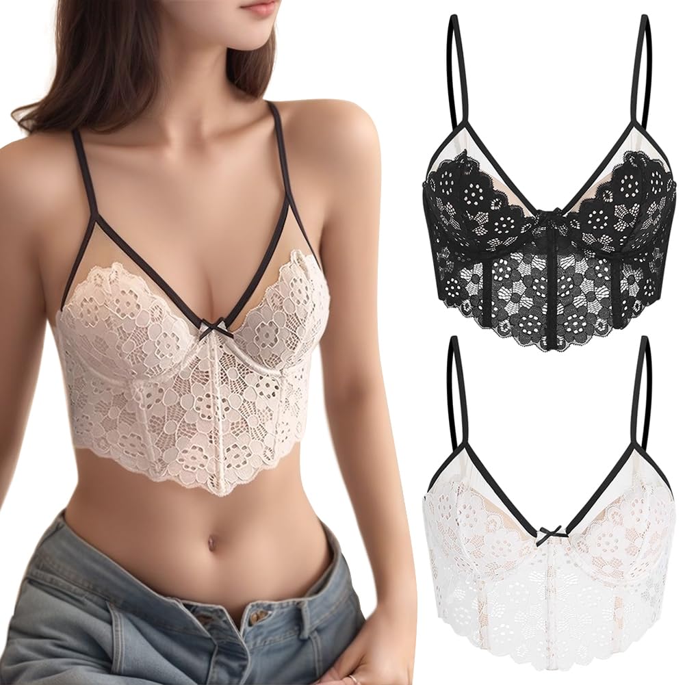 

Varsbaby Sexy Lace Backless Beautiful Shapewear [Amazon Exclusive] Bra, 2-Piece Set, Camisole, Women s, Cute, Breasts, Underwired,