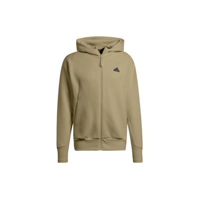 Z.N.E. Premium Full-Zip Hooded Track Top Men Tops Olive-Green IN5090