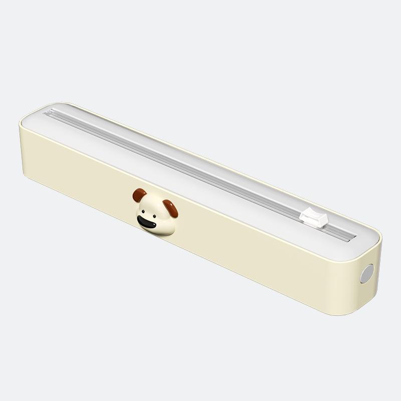 

Double Slide Knife, Plastic Wrap Cutter, Magnetic Suction Type Household Kitchen, Adjustable Baking Paper, Tinfoil Cutter, Storage Box. 1pc