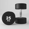 Jinlishuo Round Head Rubber Coated Dumbbells