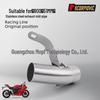 CY 800 Stainless Steel Motorcycle Exhaust Mid-Tail Section Kit, Easy Installation