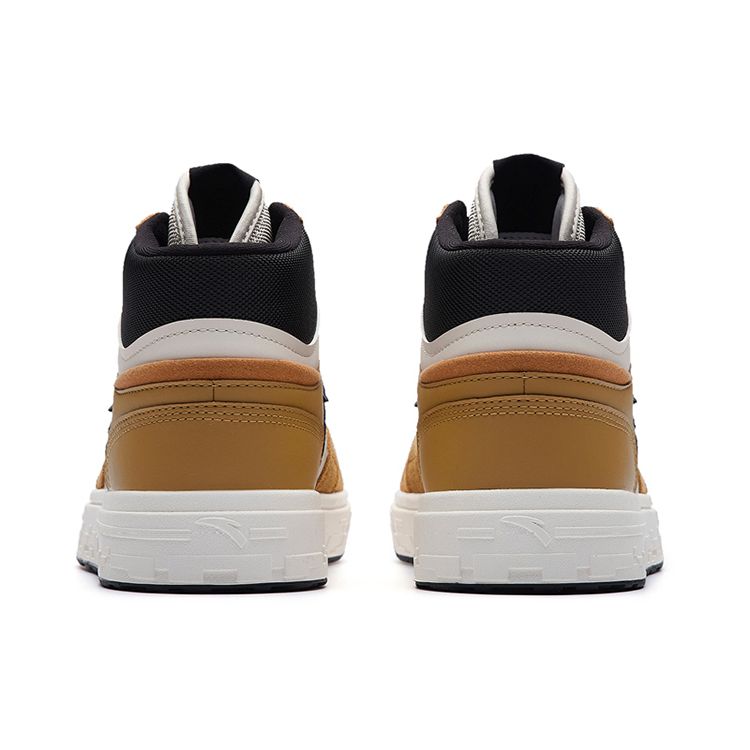 Anta Street Style High-Top Skate Shoes Men Sneakers Black Brown 112238065-3