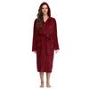 Adjustable Belt Bathrobe Bathrobe Cozy Unisex Winter Bathrobe Warm and Comfortable Long-sleeved Robe Homewear with Lace Up