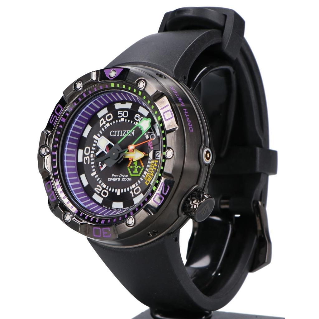 CITIZEN x Evangelion J250-S123780 400-piece limited edition Promaster diver's watch Watches blackUsed