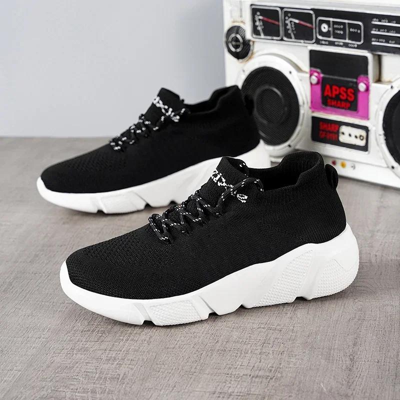 Herren Sneaker Schuhe für Damen Tennis Trend Socken Walking Schuhe Loafer Atmungsaktiv Casual Laufen Sommer Grün Große Größe 35-47