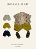 Leinen Haremshose im Wald-Stil für Kinder - Bohemian Hohe Taille, Karottenform, Mittellang