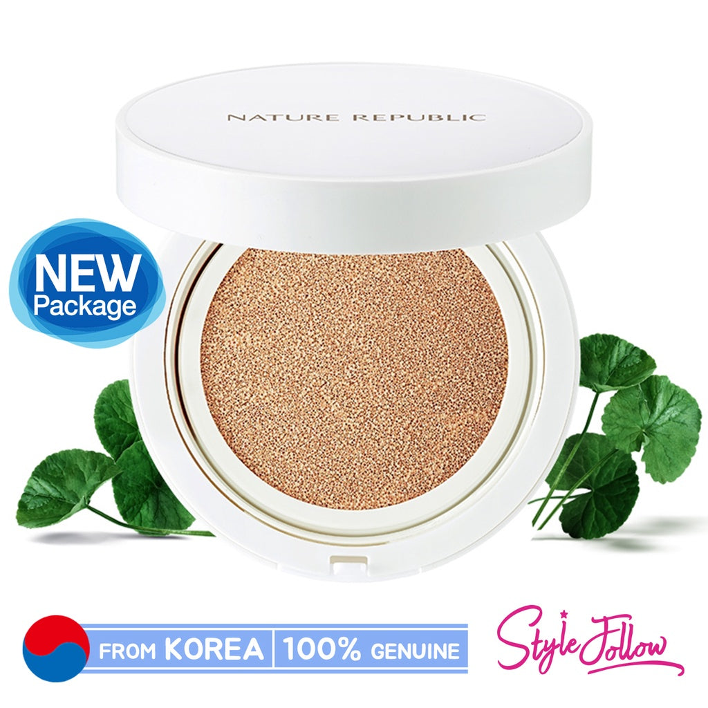 

[NATURE REPUBLIC] Подушка-сыворотка Green Derma Mild Cica, 14 г (SPF50 + / PA +++)