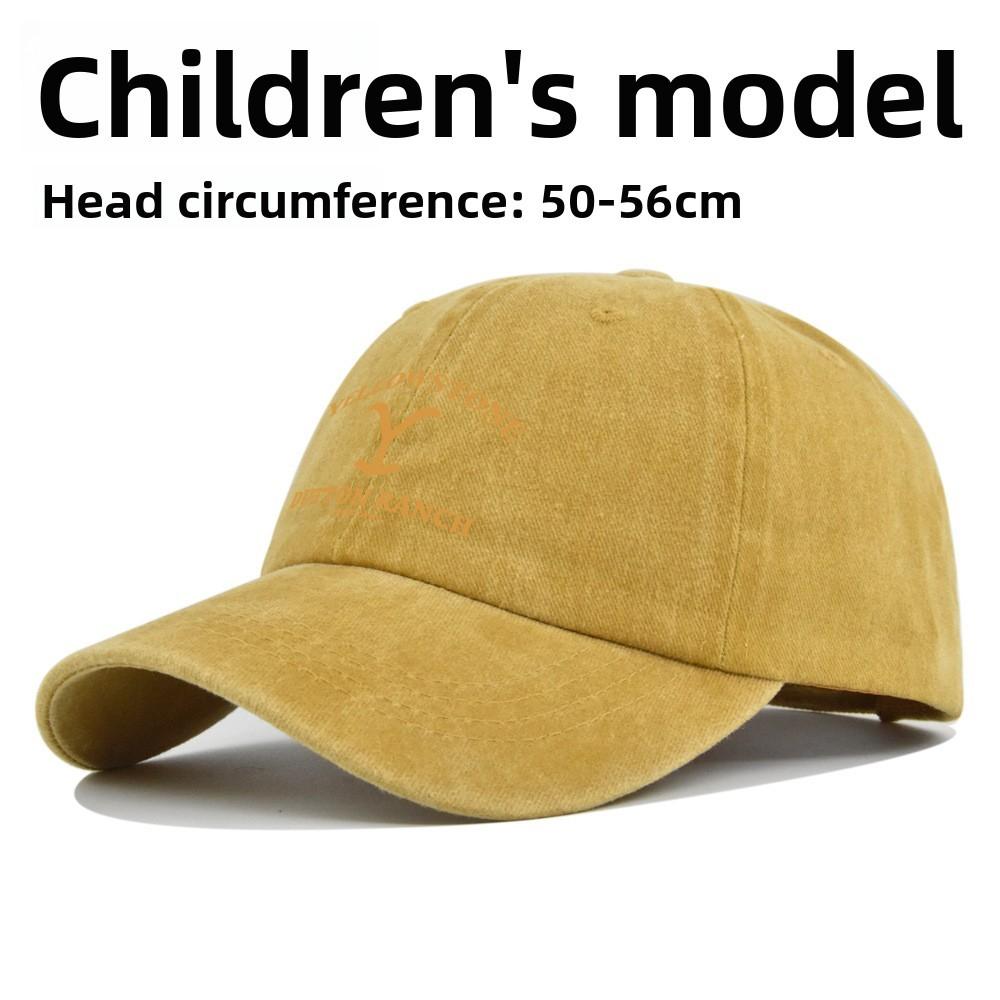 Stone Yellow Letter Embroidery Baseball Cap Sun Protection Breathable Gift Hat