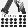 10PC Car Seat Belt Stop Button Clips Seatbelt Adjuster Fastener Retainer Buckle Stopper Holder Rivet Stud Clips Car Styling Grey