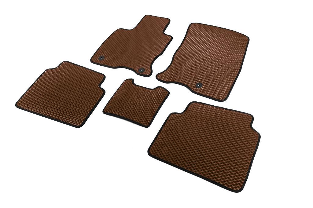 EVA Mats (Hybrid, Brown) for Ford Kuga/Escape 2019-rr