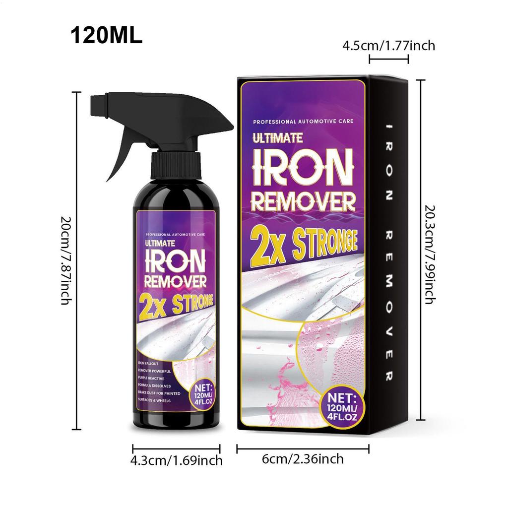 120ml Automobile rust remover Car Rust Removal Spray Multipurpose Cleaner Detailing Solution tires metal surface clean for Calip