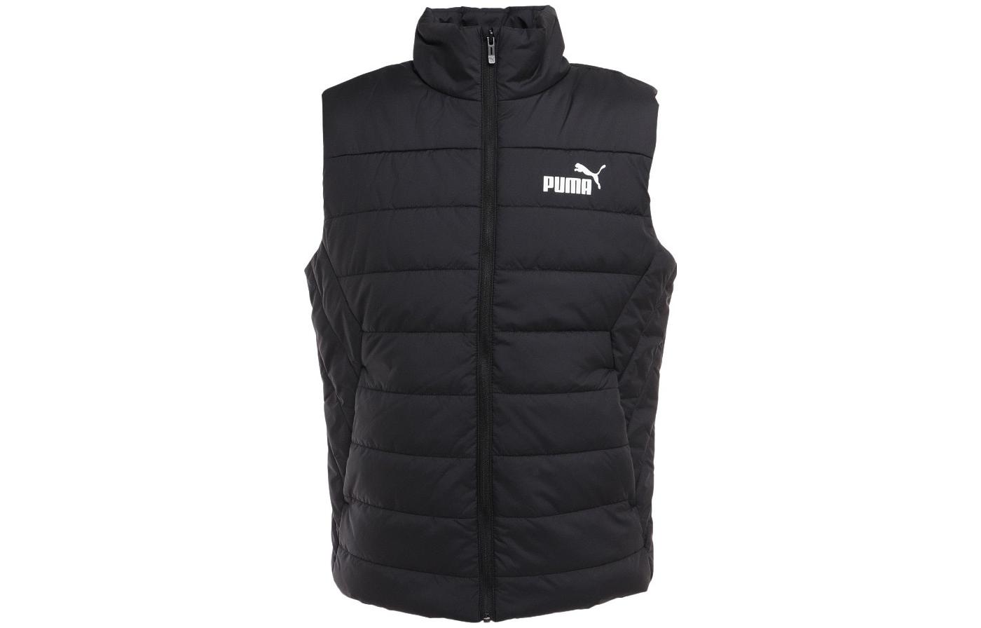 PUMA ESS Vests Men s Black Stand Collar Moderate Other 672420-01 S