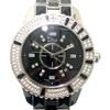 Dior CD113119 Crystal Diamond Bezel 16P Quartz Date Watch Round Face Wristwatch