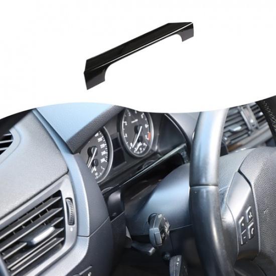 Glossy Black Dashboard Trument Frame Trim Cover For BMW X1 E84 2013-2015