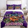 3pcs Scooby Doo Mystery Unfolds Printed Bedding Set, Soft and Comfortable Quilt Cover for Bedroom, Guest Room .H078