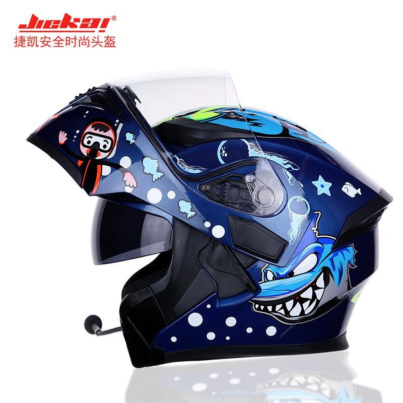 Motorcycle Helmet Men Women's Electric Vehicles Fully Covered Anti-fog Dual Mirrors JK902 Riding