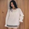 New ArrivalS Open Run Women S Cotton blouSe looSe Fit Neck Shirring deSign