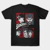 Aziatische Maat Katoenen Unisex T-shirt Print T-shirt Jojos Bizarre Adventure T-shirt Geen-Knipprint Normale Pasvorm