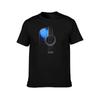 Blue Acoustic Guitar HiLite TShirt Holiday Simple Tee Shirt