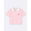 GU by Uniqlo Girls Cropped Polo Shirt Estabunny Jr