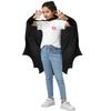 Popular Halloween cape, bat-shaped cape, sleeves, one-piece black cape set, hot-selling.