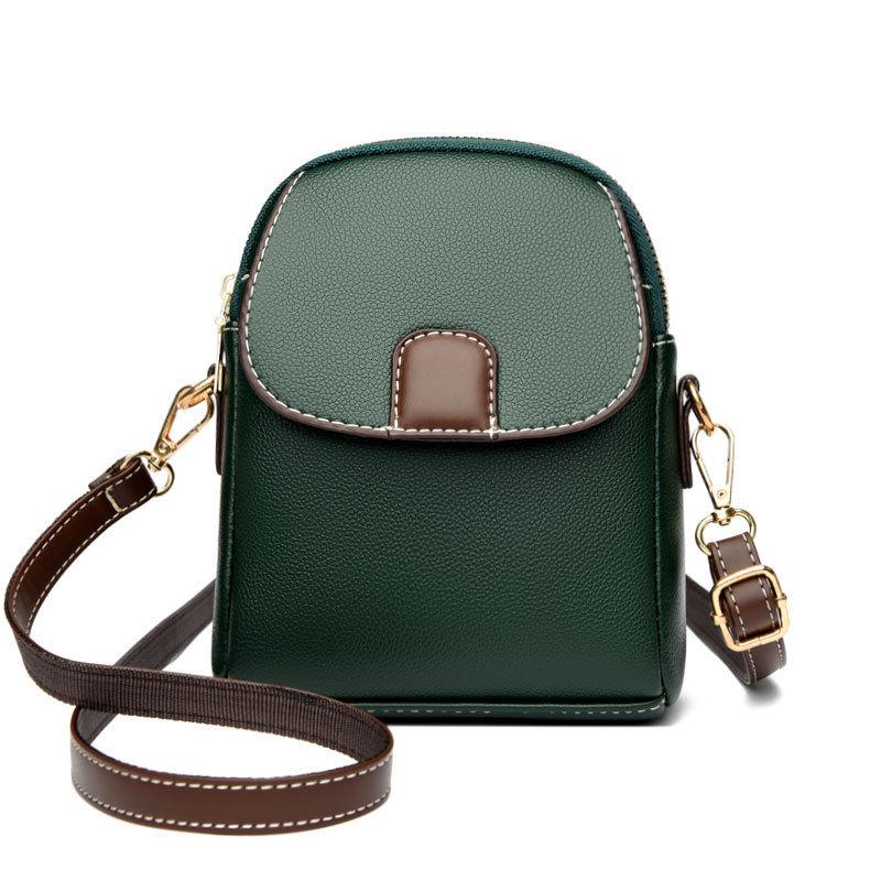Textured Women's Small Crossbody Phone Bag - 2025 Lightweight Soft Leather Feel, Versatile Single Shoulder Bag