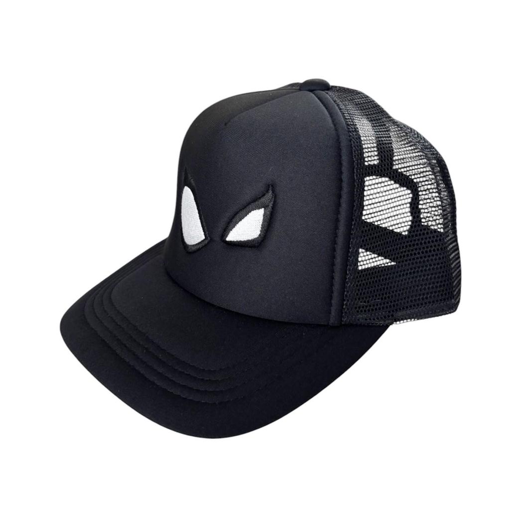 Small Planet Marvel Black Spider-Man Kids' Cap, Face, "Spider-Man Day"