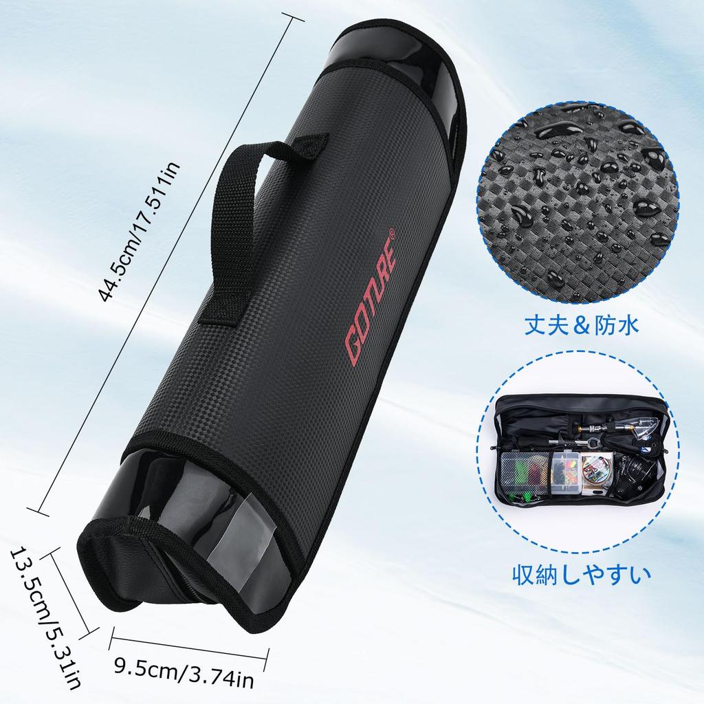 Goture Fishing Casting Sea Bass Includes a 3000 Spinning 66 Waterproof Storage and Japanese Instruction Ideal for Casting Breakwater Lake River