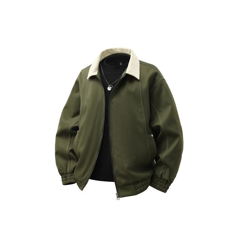 Men's Clothing Work Jacket Men's New Spring Loose Casual Lapel Coats