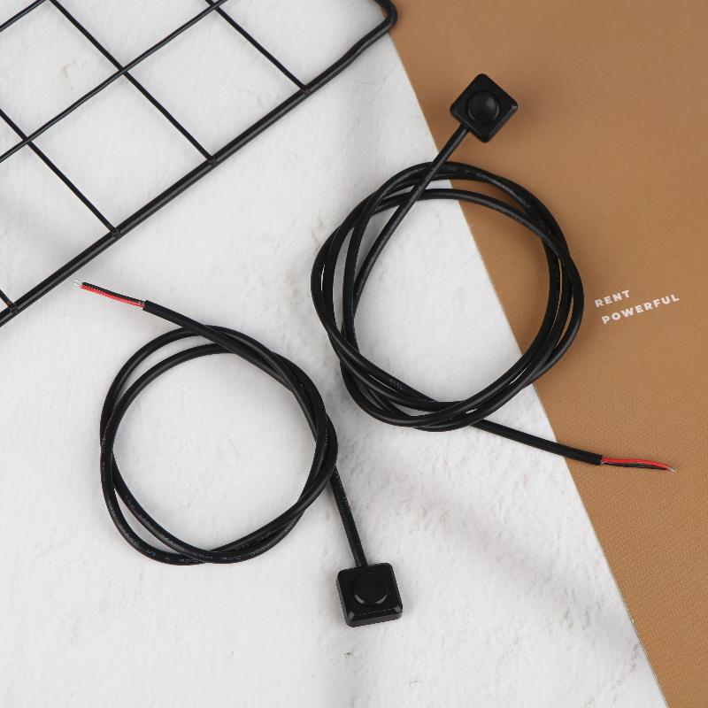 Auto Modifikation Klebeschalter, Mini Momentary Drucktaster, Klebe-DIY Auto Drucktaster, 12V Ein/Aus-Taster