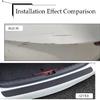 Car Rear Bumper Protector Guard, Universal Rubber Scratch Resistant Trunk Door Entry Guards Accessory Trim Cover, Scratch-Resistant Boot Sill