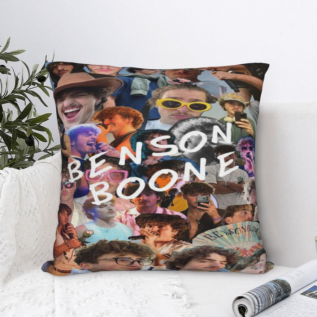 Benson Boone Music Tour Printing Pillowcases Cushion Cover Pillow Covers Warm Seat Decoration Square Multiple Sizes