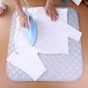 Large Size Thickened Coated Silvery Ironing Board Foldable Portable for Home Travel Hotel Dormitory Desktop Ironing Pad