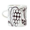 Arabia Paratiisi Black 1021003 6411801003055 Mug, & White, 240ml, Porcelain, Finnish, Nordic, Gift, /