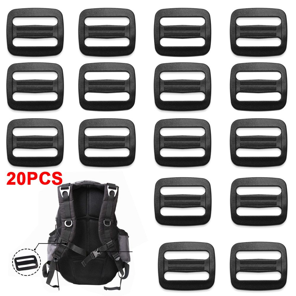 Webbing Curve Tri Glide Bags Accessories Backpack Straps Adjust Buckles Outdoor Adjustable Buckle