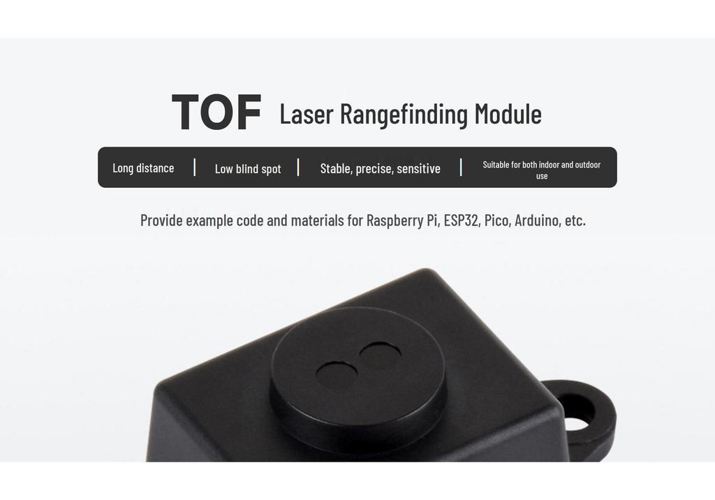 D-TOF Laser Ranging Module with UART Interface