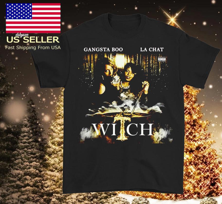 Gangsta Boo N La Chat Witch Рэпер Футболка Черный Хлопок Все размеры Унисекс Футболка S