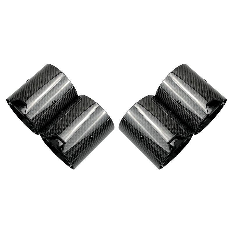 Silenziatore Terminale di Scarico in Fibra di Carbonio e Acciaio Inossidabile per BMW M3 G80, M4 G82/G83
