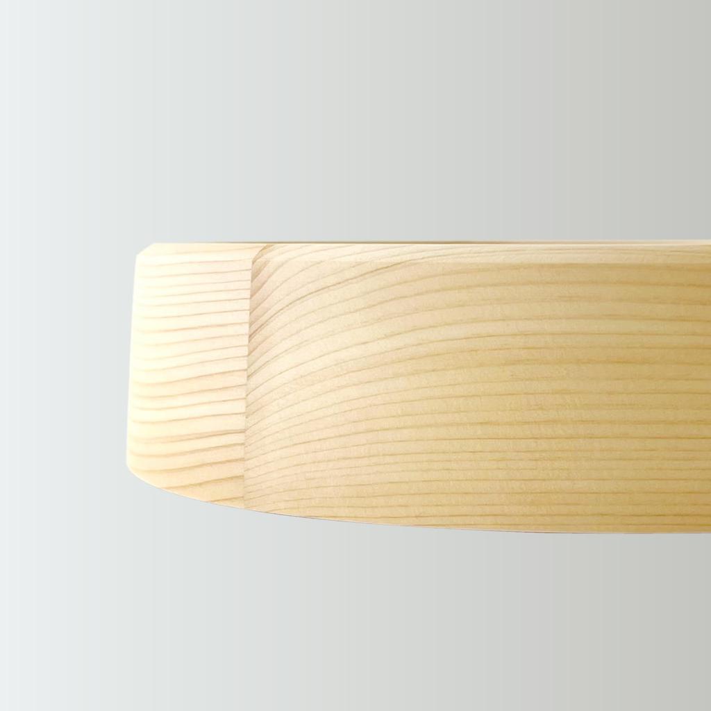 KATOMOKU Muku Clock 13 Hinoki Wall Clock Continuous Second Hand km-130HI 220mm (Quartz Clock)