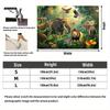 1pc Magnificent Jungle Animal Wildlife Polyester Background, Suitable for Birthday Party Decoration, Vibrant Animal Scenes