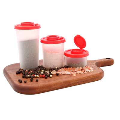 Contenant d'assaisonnement polyvalent Pot de rangement pratique pour épices Salières et poivrières réutilisables pour boîtes à lunch et pique-niques