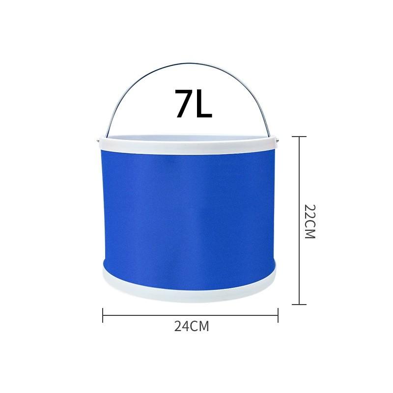 Portable Folding Car Water Bucket Versatile for Outdoor Barbecuing Fishing and Car Washing Easy To Store