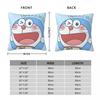 Kawaii Doraemon Wink Cartoon Pillowcase Printing Polyester Cushion Cover Gift Japanese Anime Throw Pillow Case Cover Square 18"
